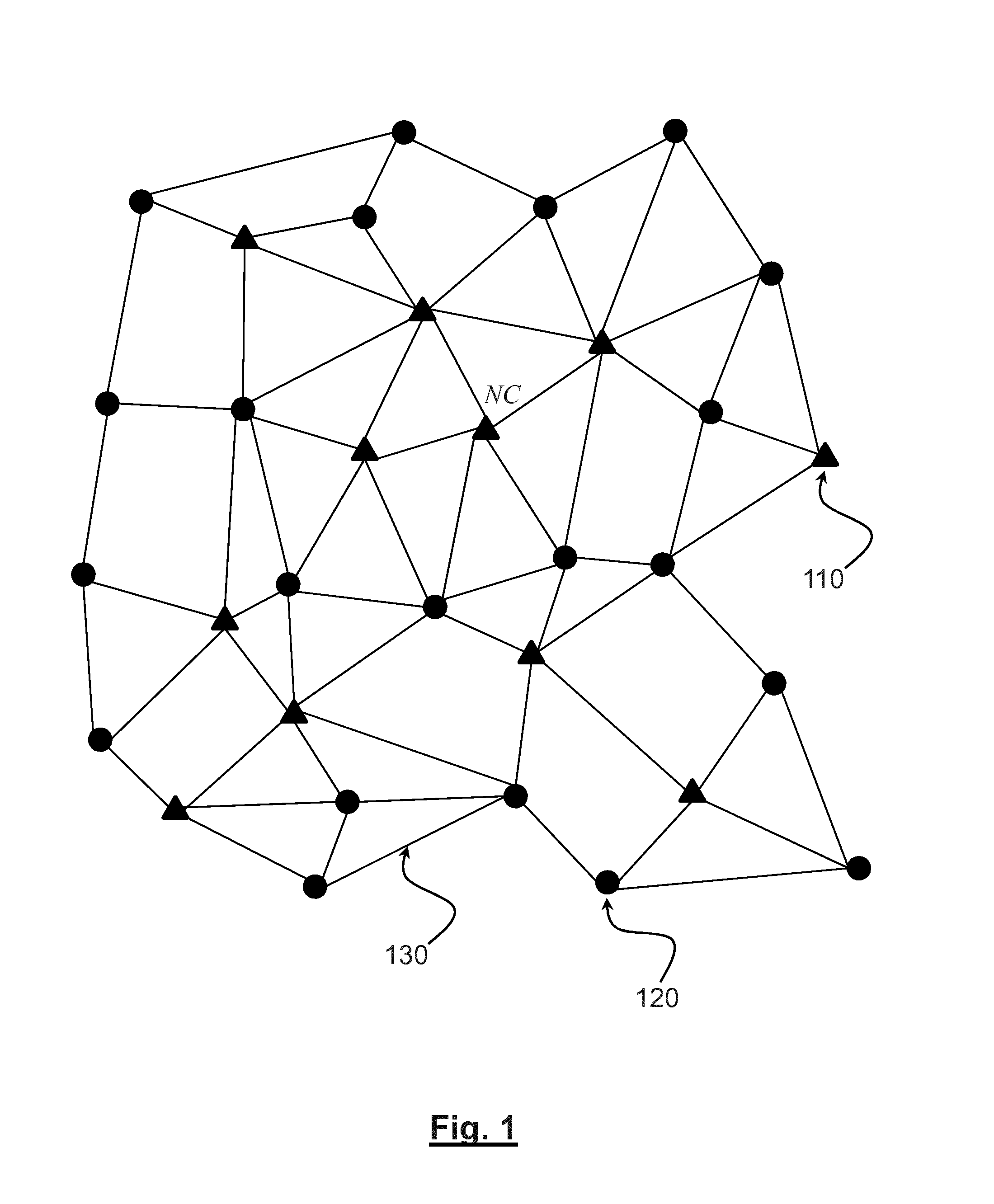 Channel-type supervised node positioning method for a wireless network