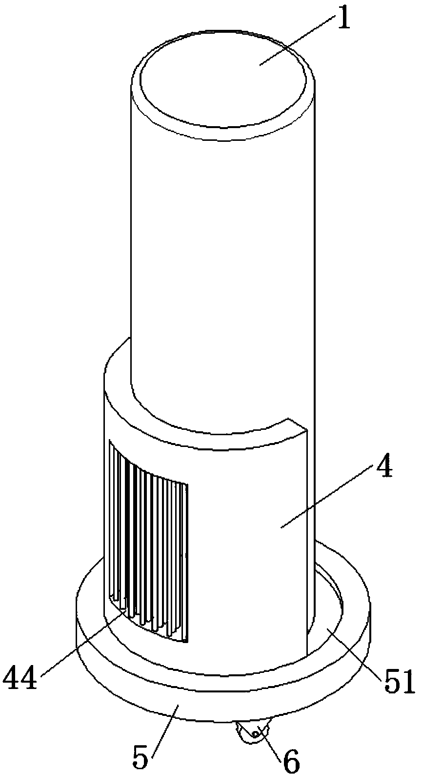 Tower fan capable of achieving uniform refrigeration based on capillary cooling tubes