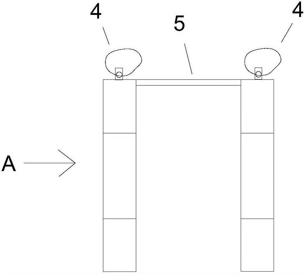 Steel billet hoisting device