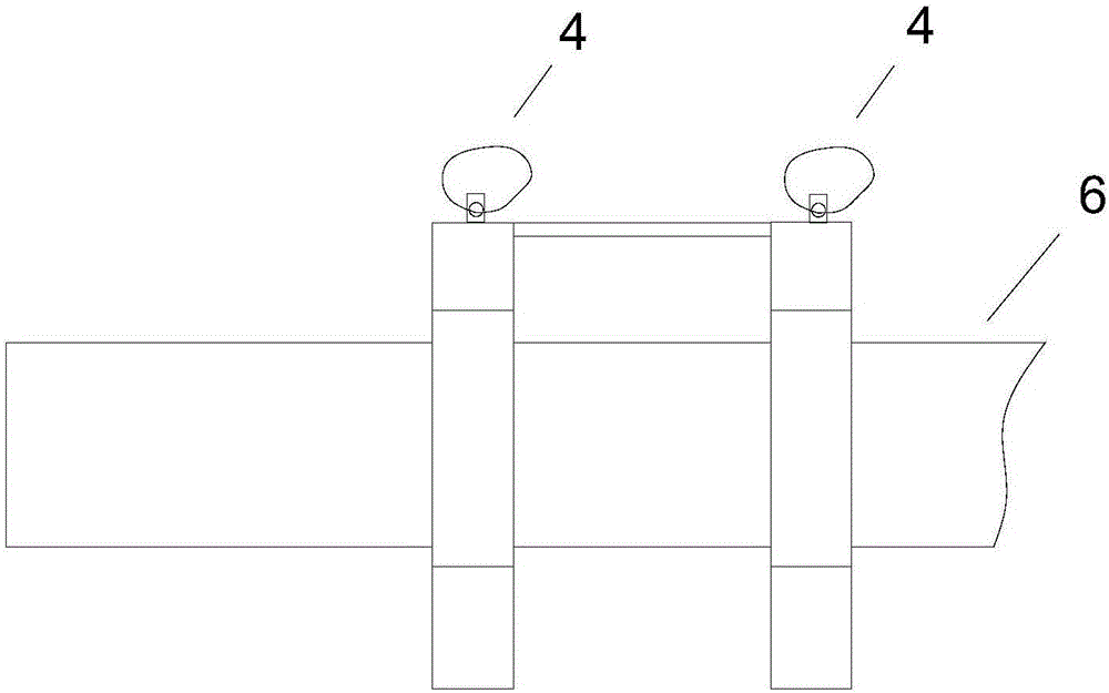 Steel billet hoisting device