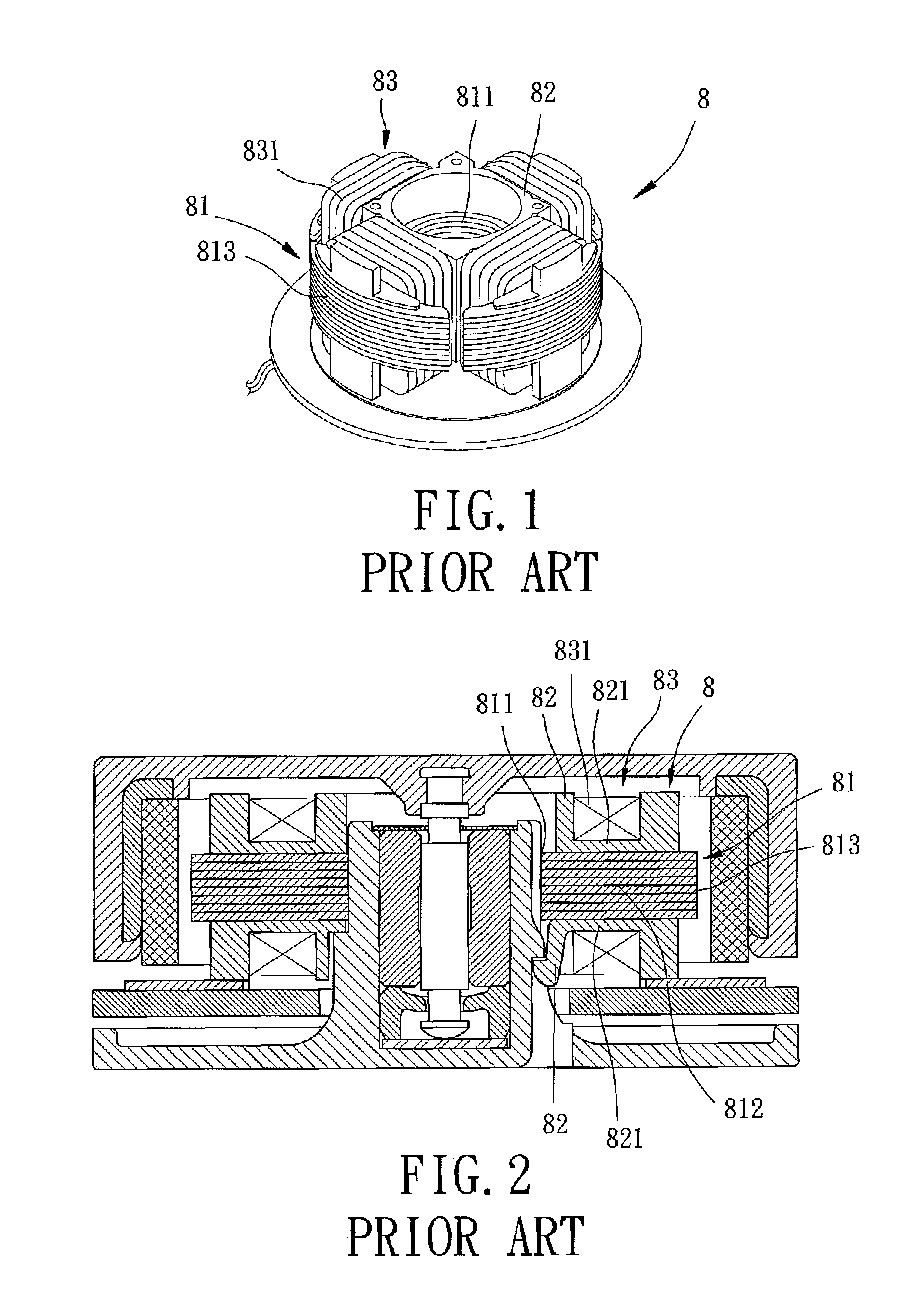 Coil unit for motor stator
