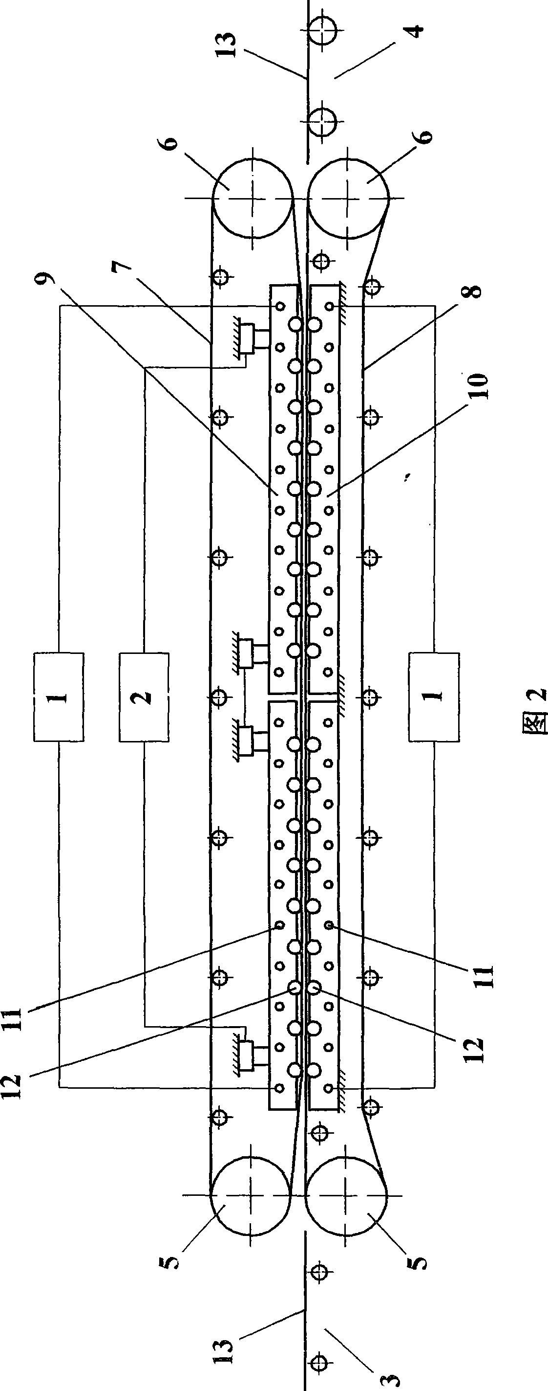 Small wood integrated shaving thin-wood manufacture method and leveling drying device thereof