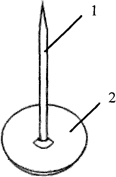 Needle for sustained-release chemotherapy