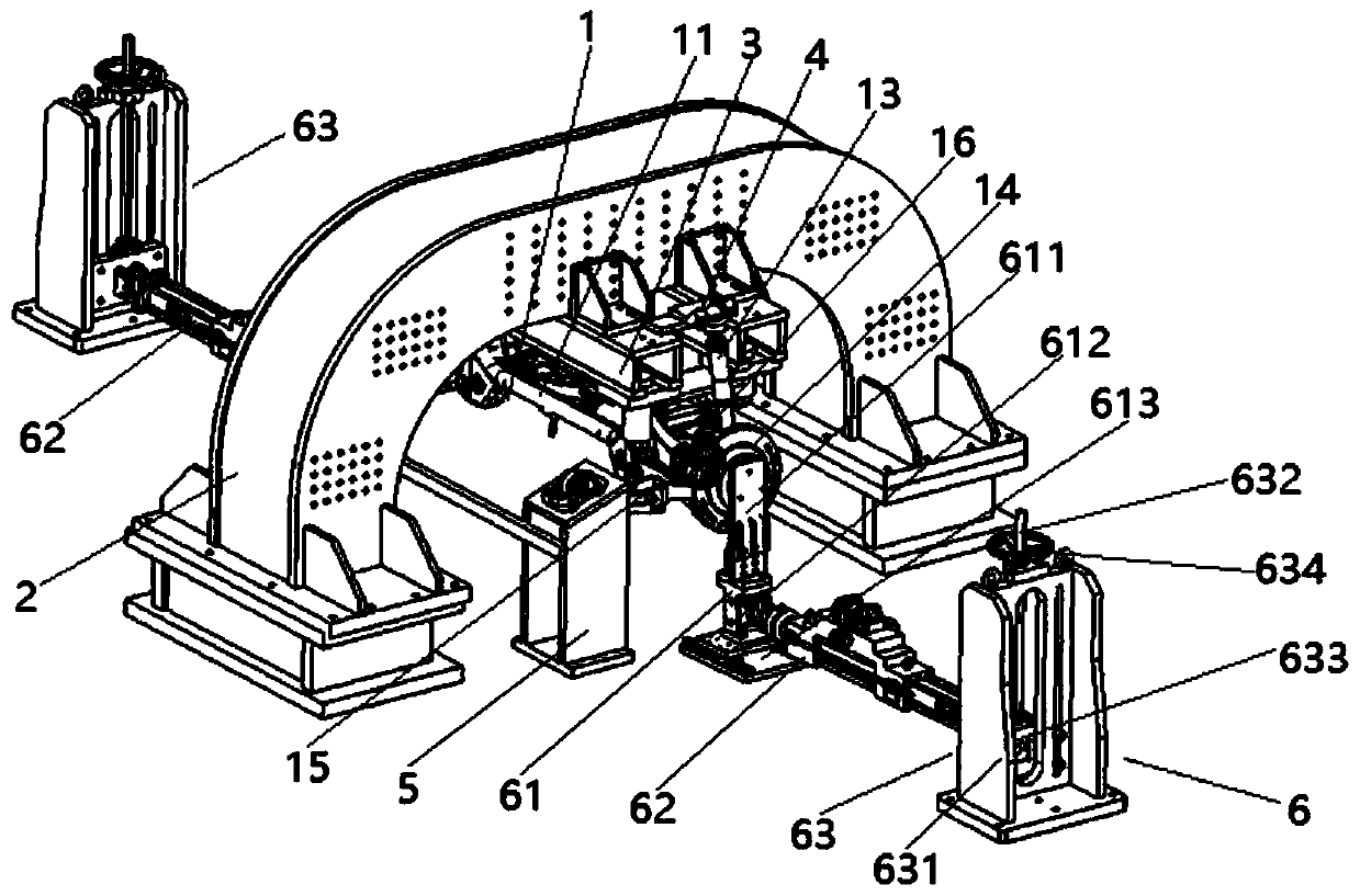 Bench test tool for automobile multi-link suspension system