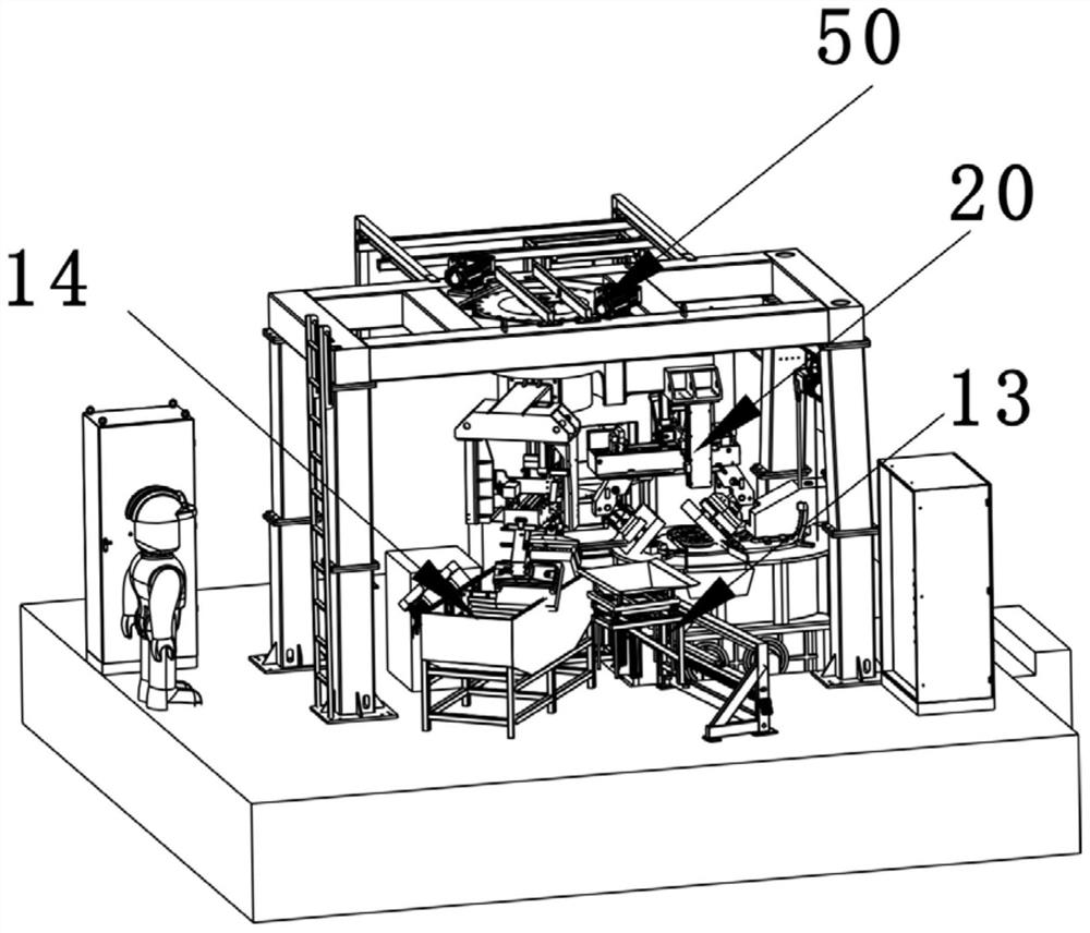 A kind of multi-station casting machine and casting method