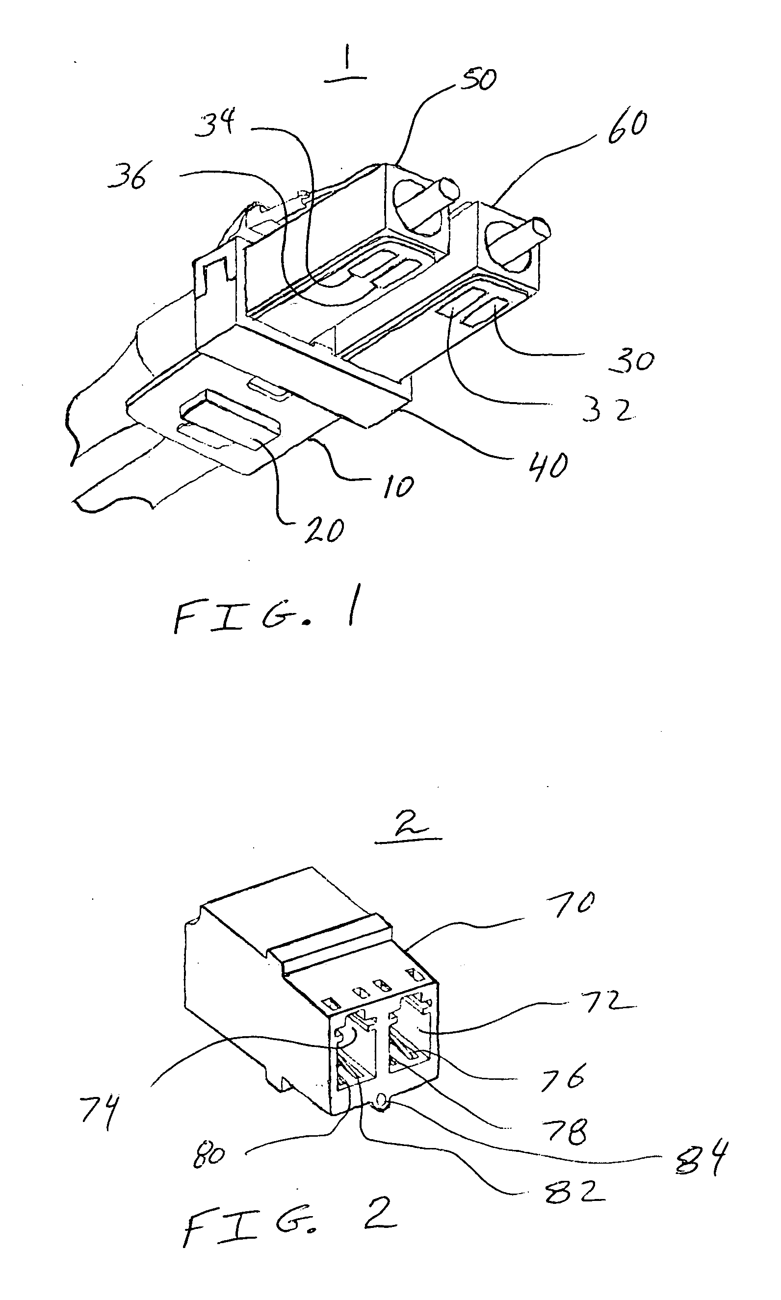 Transceiver/fiber optic connector adaptor with patch cord id reading capability