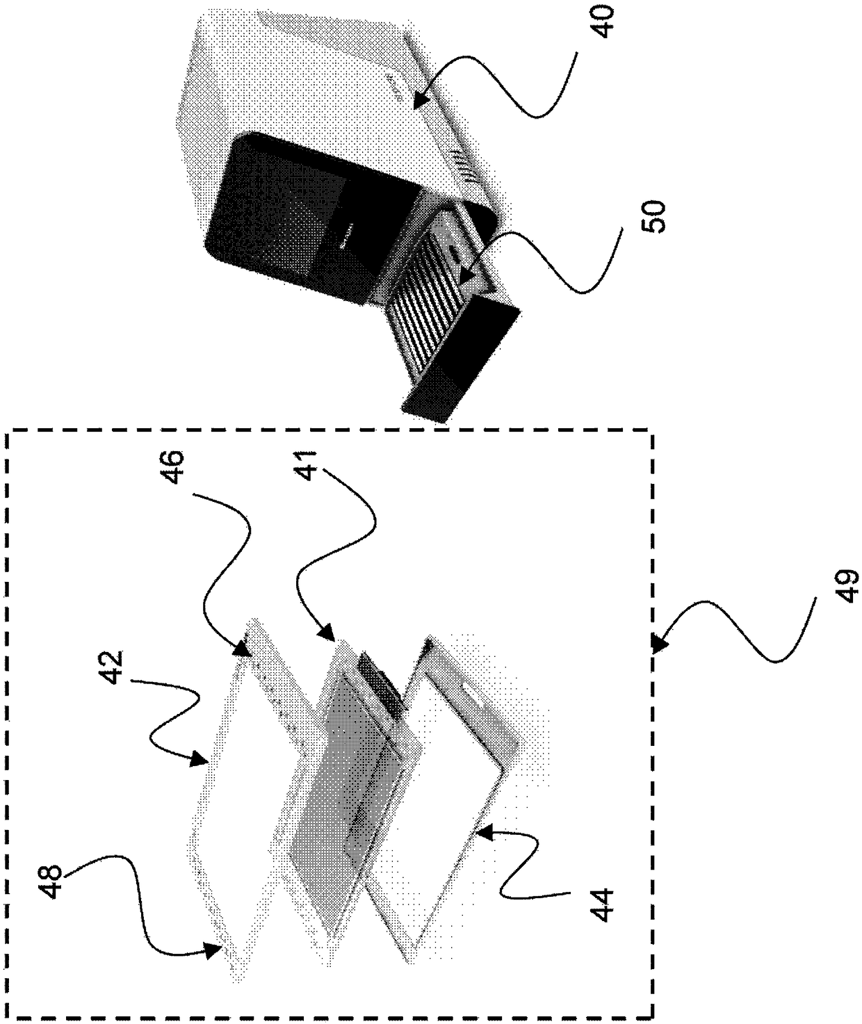 Microfluidic device with multiple temperature zones