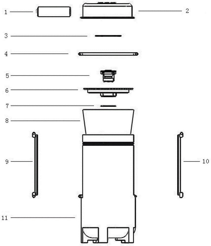 Portable urine protein detection system and method based on mobile Internet