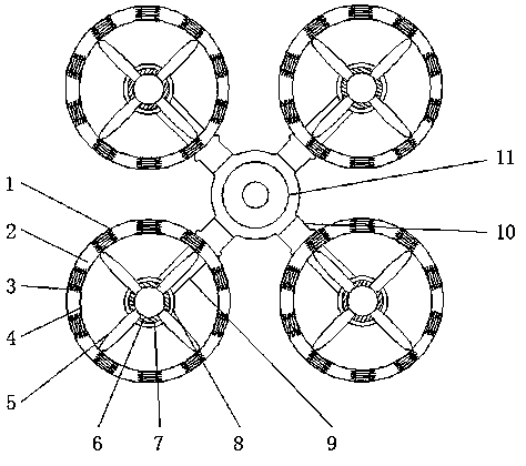 Anti-collision unmanned aerial vehicle device with waterproof function