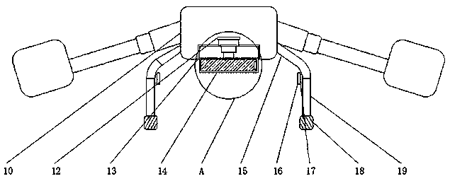 Anti-collision unmanned aerial vehicle device with waterproof function