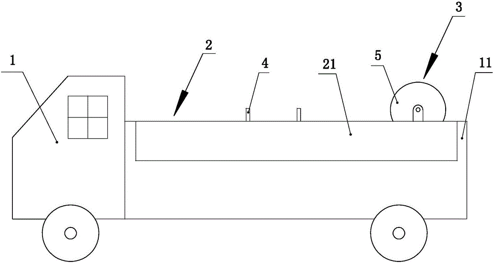 Power cable repair maintenance vehicle