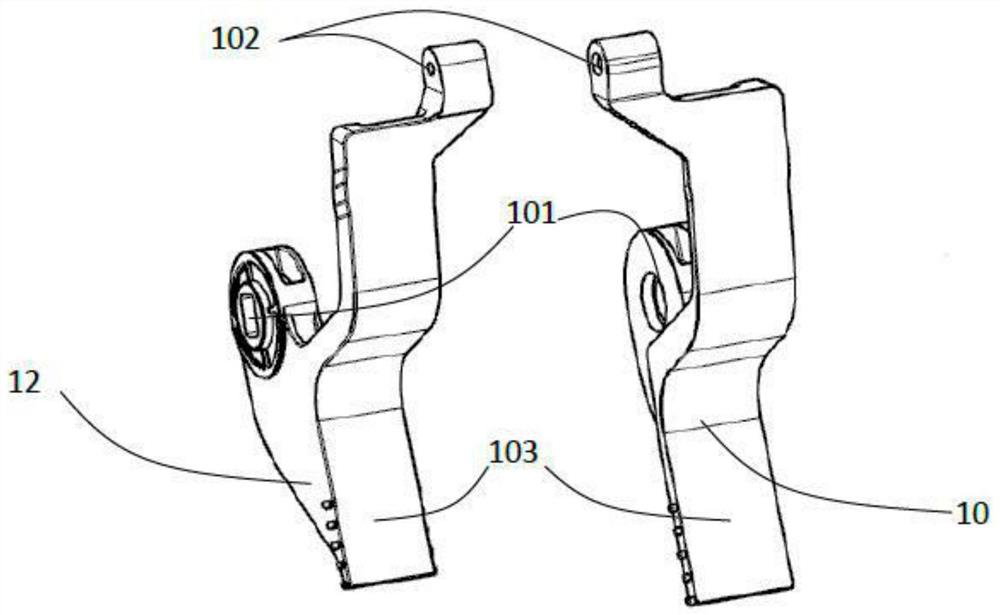 A charging port cover with a four-link automatic opening and closing mechanism