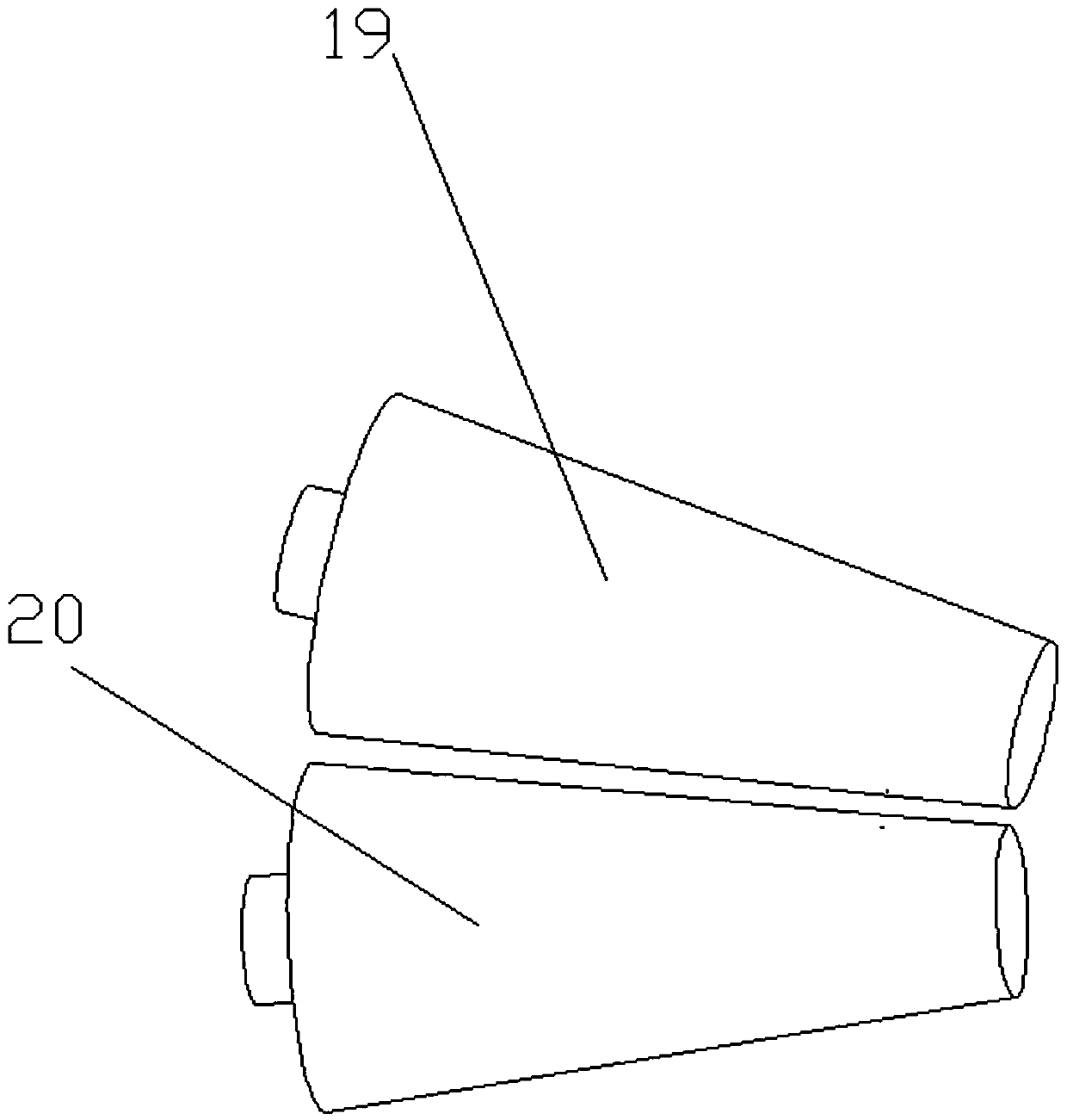 Antiwrinkling cutting device of ponchos