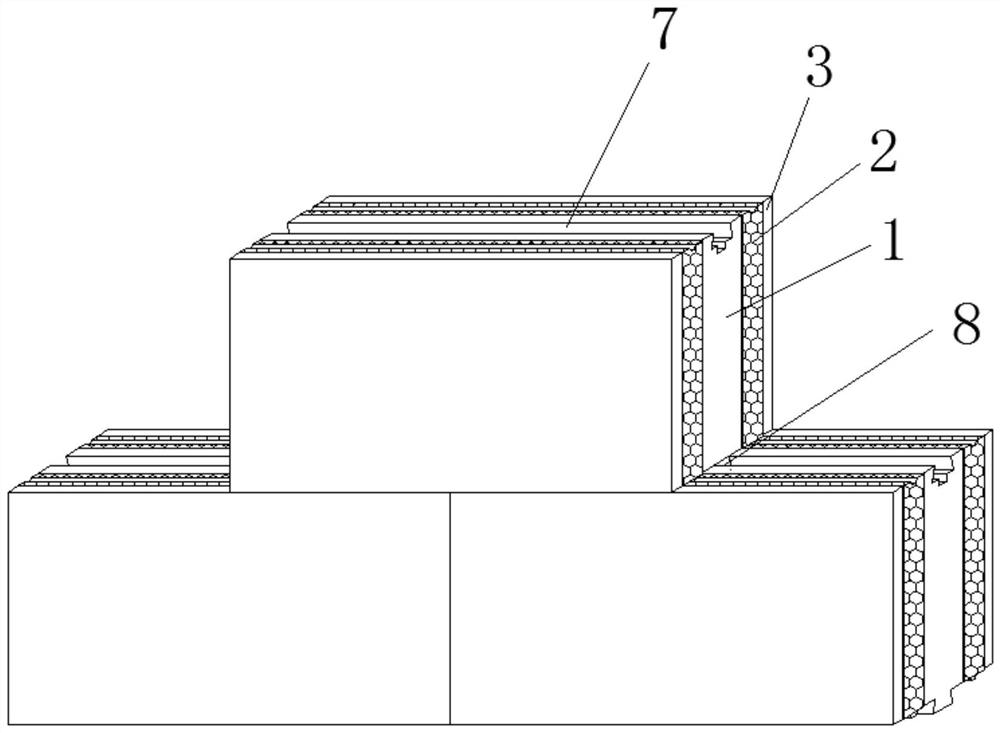 Full-isolation heat preservation building block convenient to fix and install