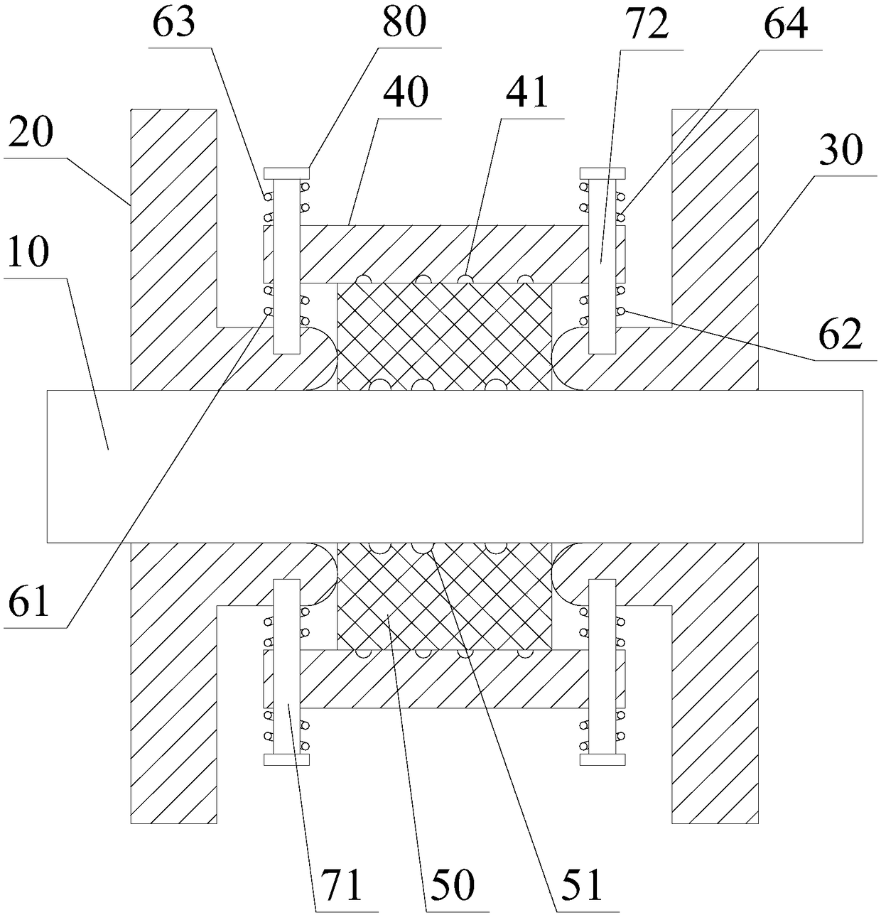 Shaft seal structure for automobile