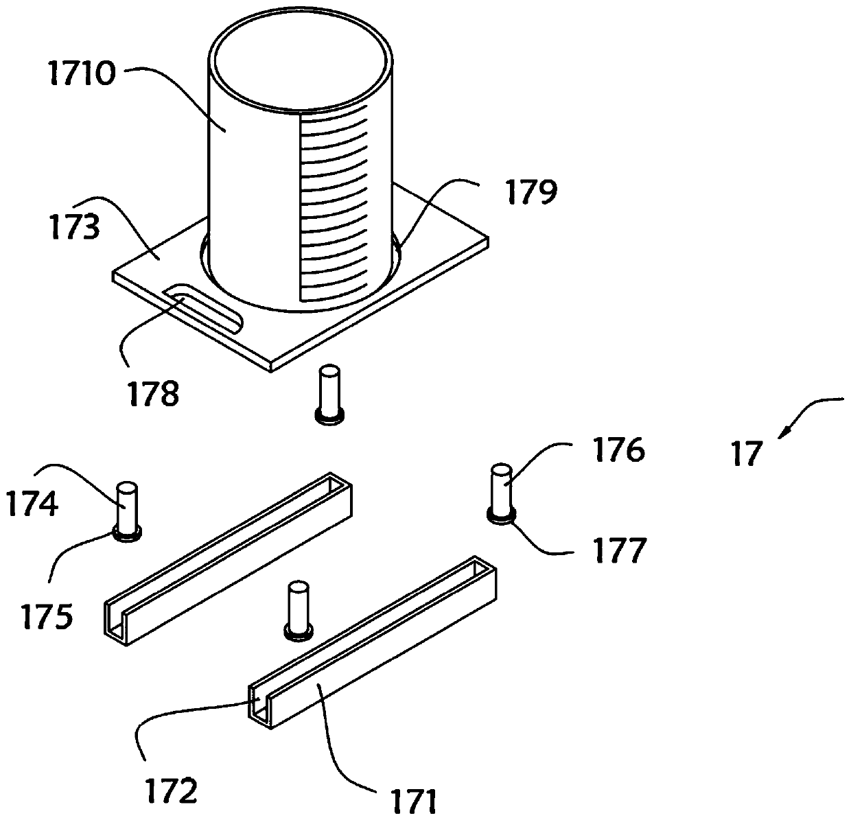 Novel integrated type gastric lavage trolley