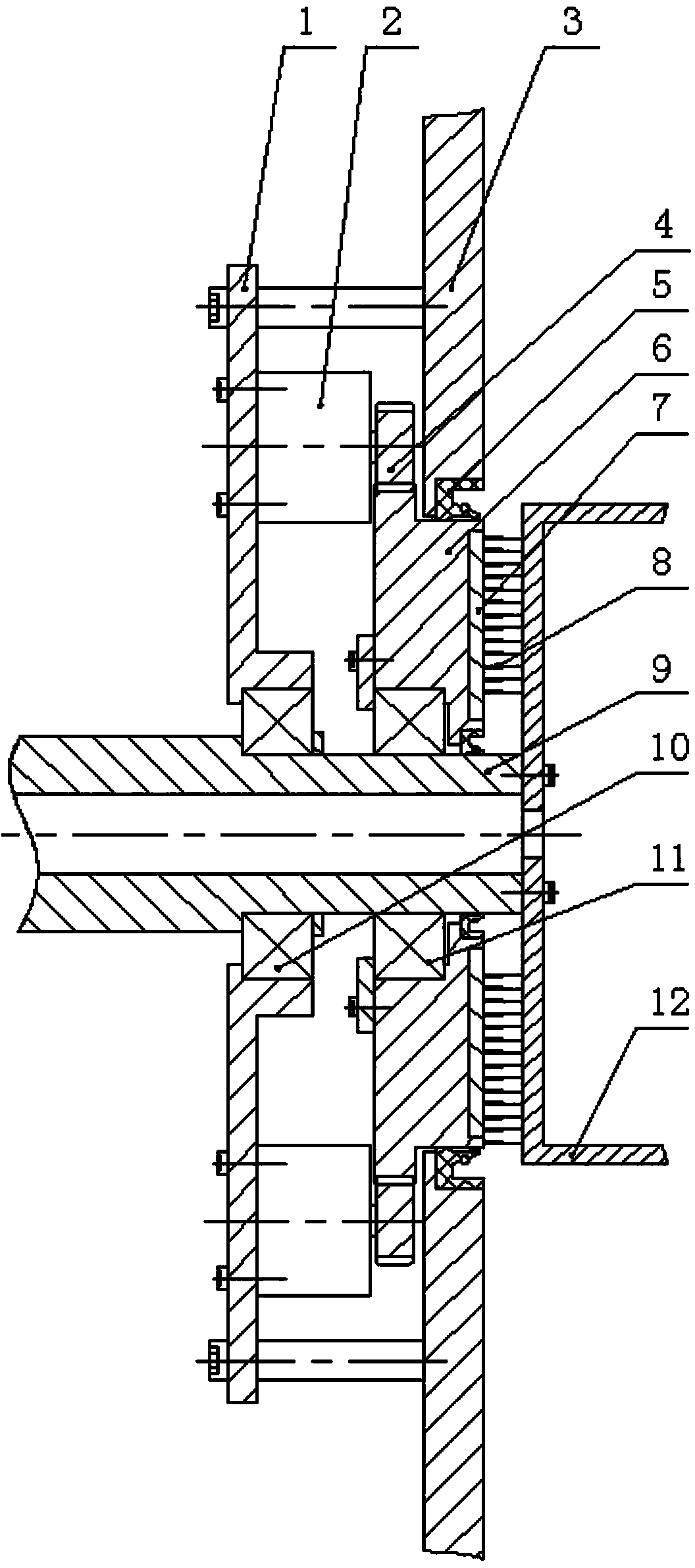 Outdoor pan-tilt camera anti-icing structure and control method