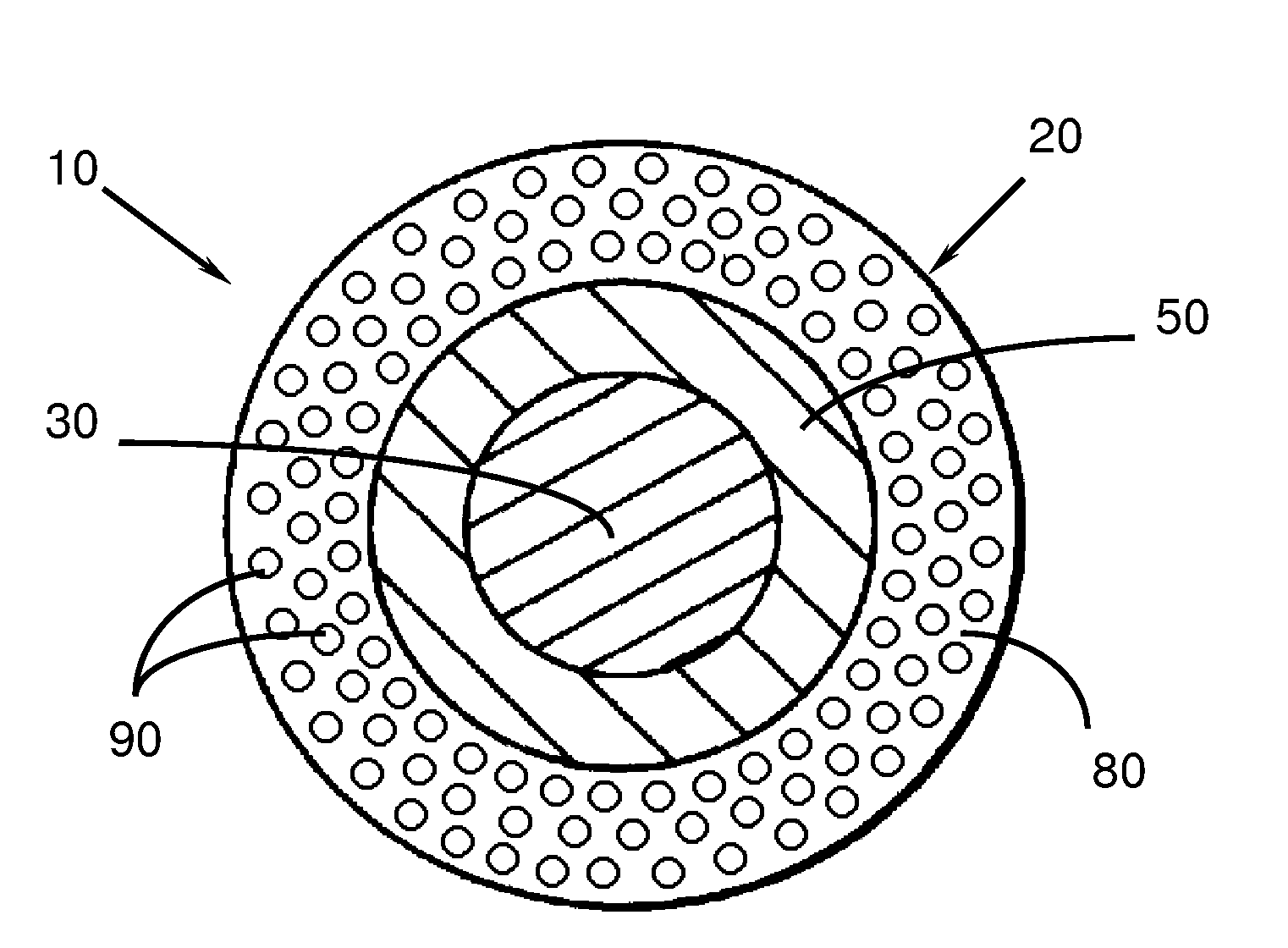 Magnet wire with coating added with fullerene-type nanostructures