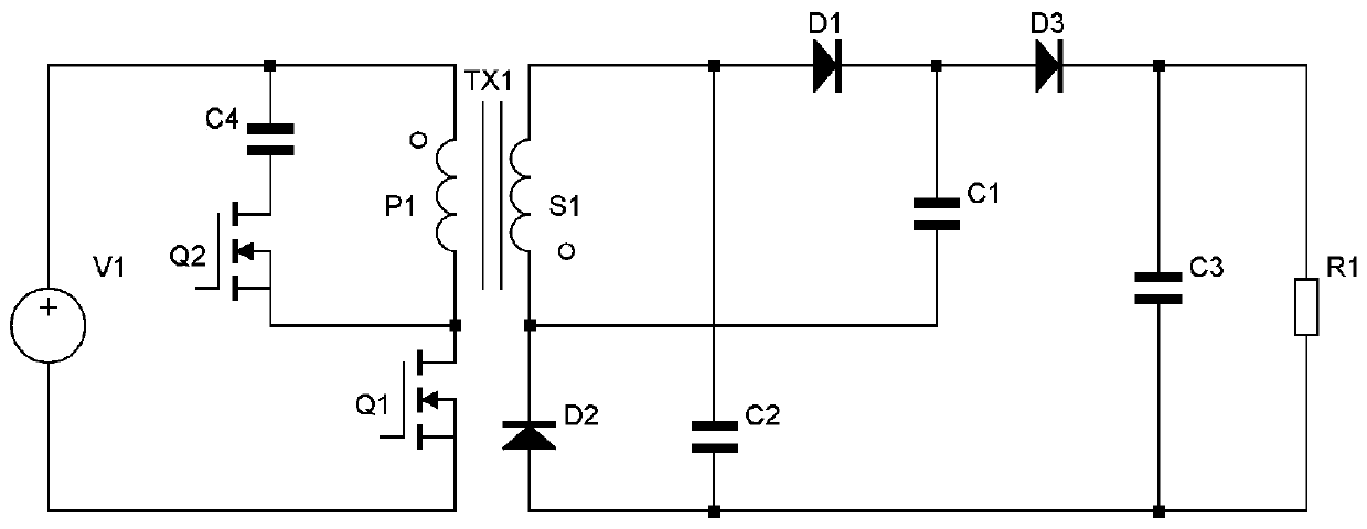 High-voltage output converter