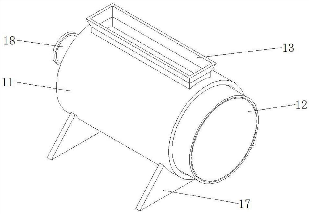 An agricultural seed drying device with rotary stirring