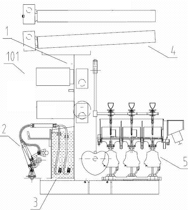Spinning technology of spinning machine with externally-mounted winding device