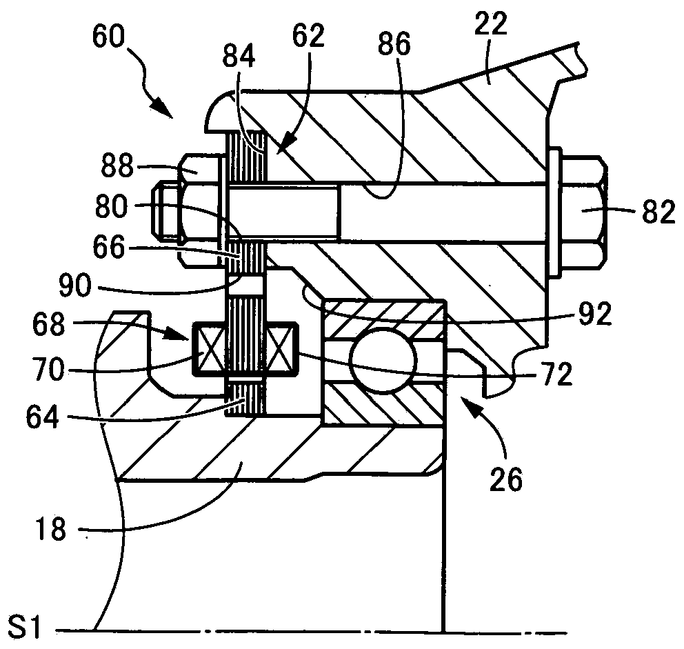 Rotating machine lubrication structure