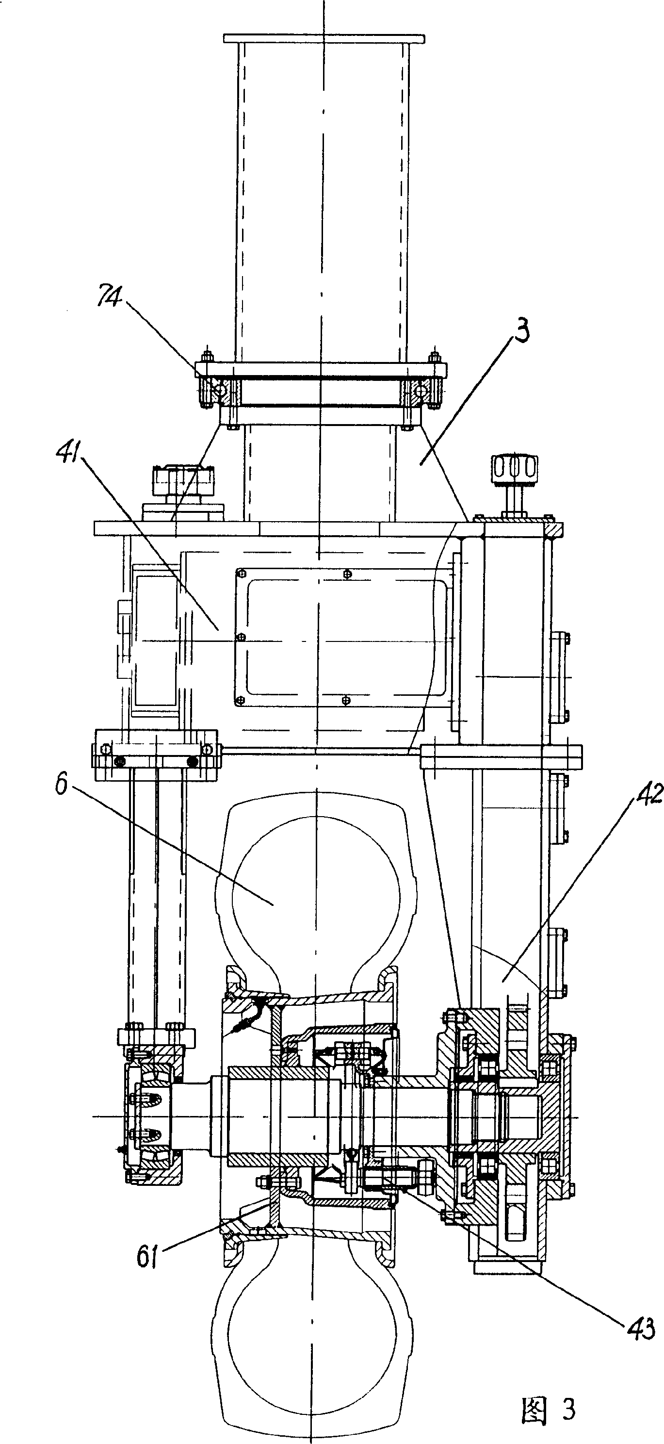 Container conveying vehicle