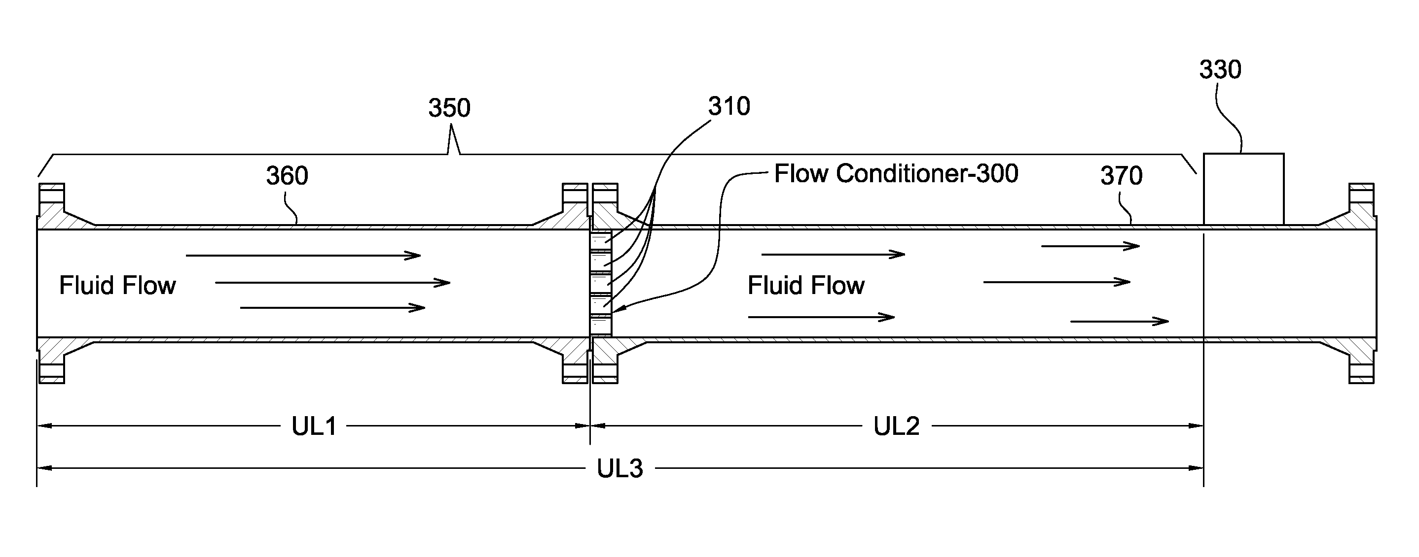 Electroless Plated Fluid Flow Conditioner and Pipe Assembly