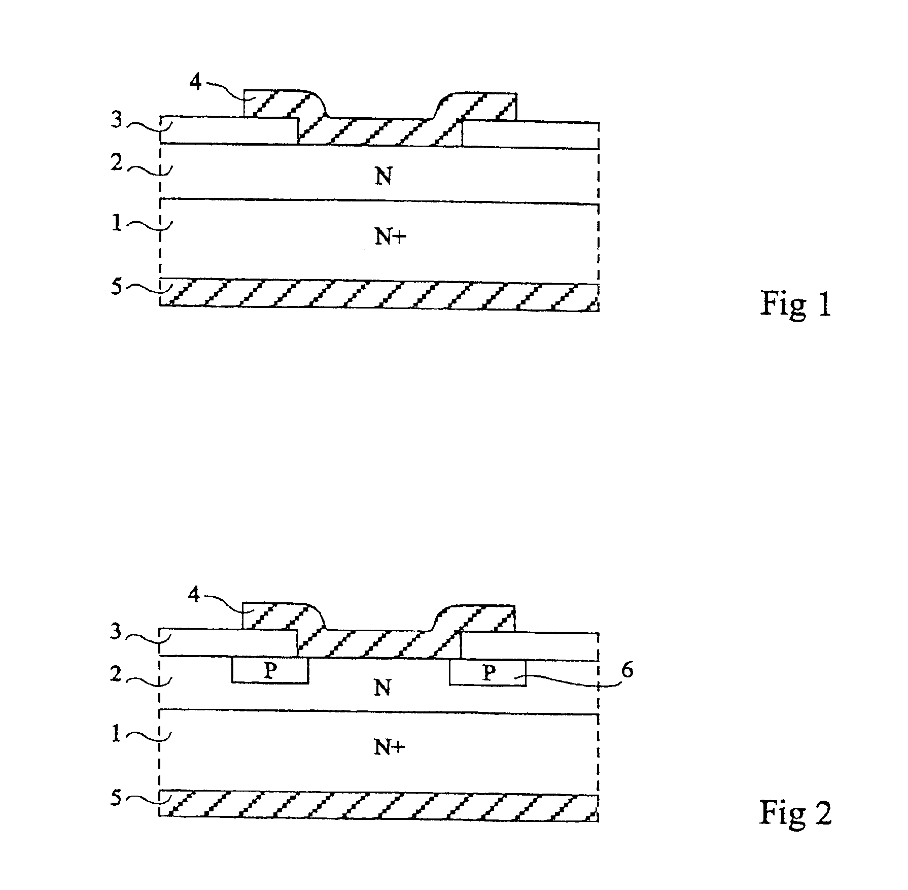 Method for producing a schottky diode in silicon carbide