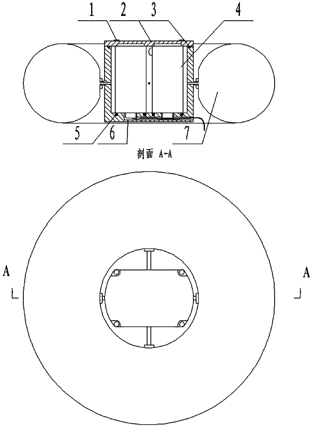 An annular airbag quick inflation device