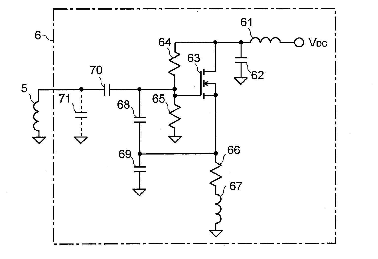 Radio-frequency oscillation circuit
