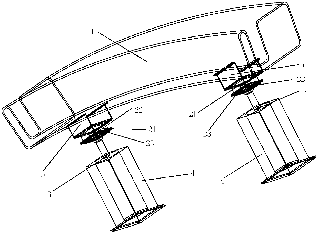 A car adaptive collision energy absorption system