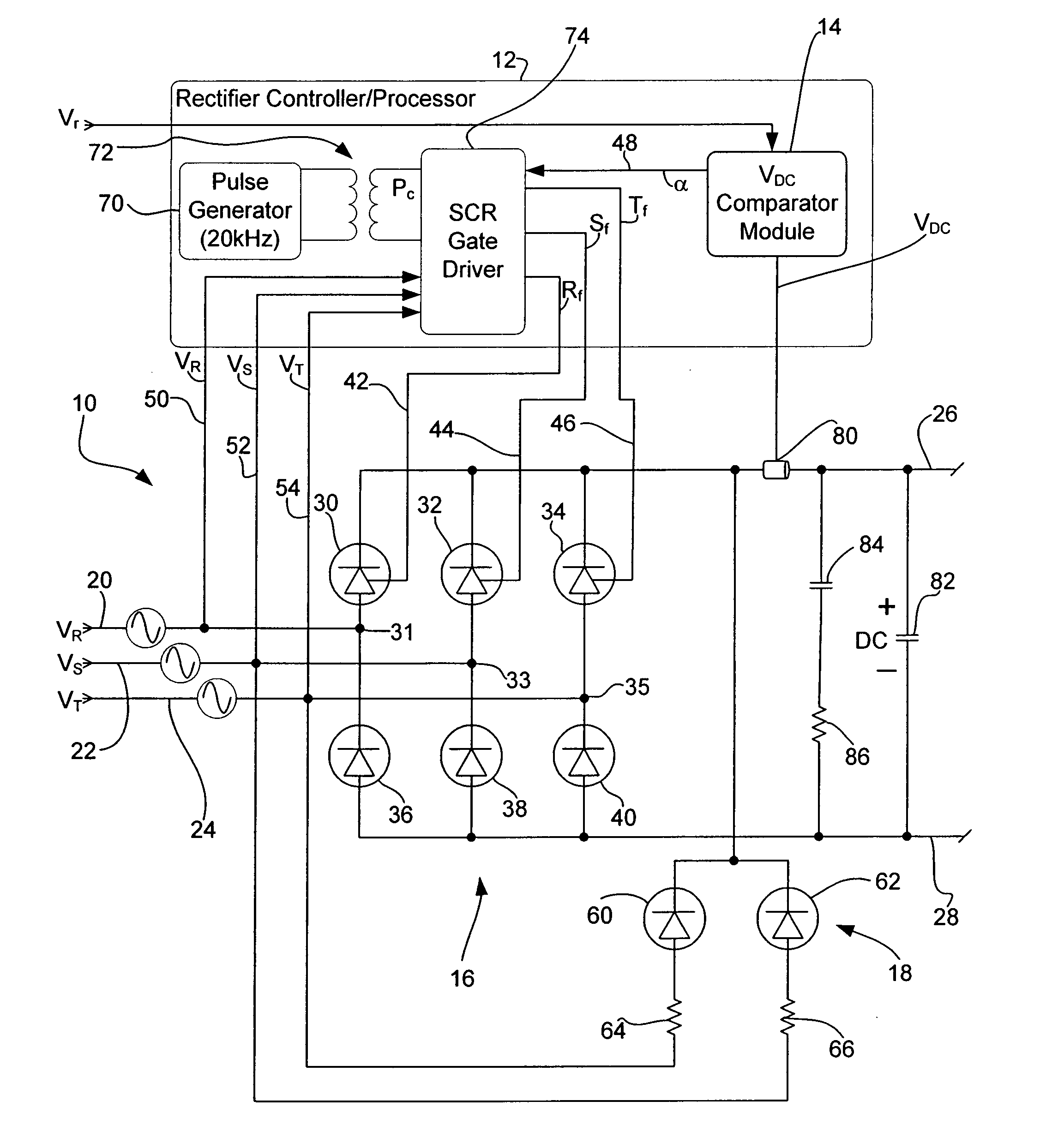 Method and apparatus for DC bus capacitor pre-charge
