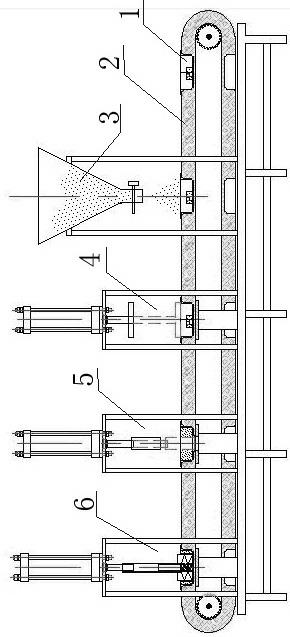 Novel method and device for filling fire retardant ring core