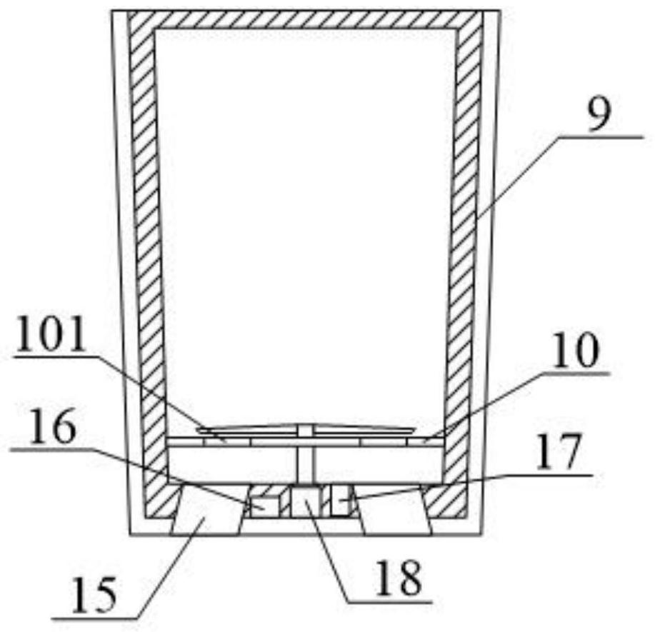 Timing feed feeding device based on rice field shrimp breeding technology