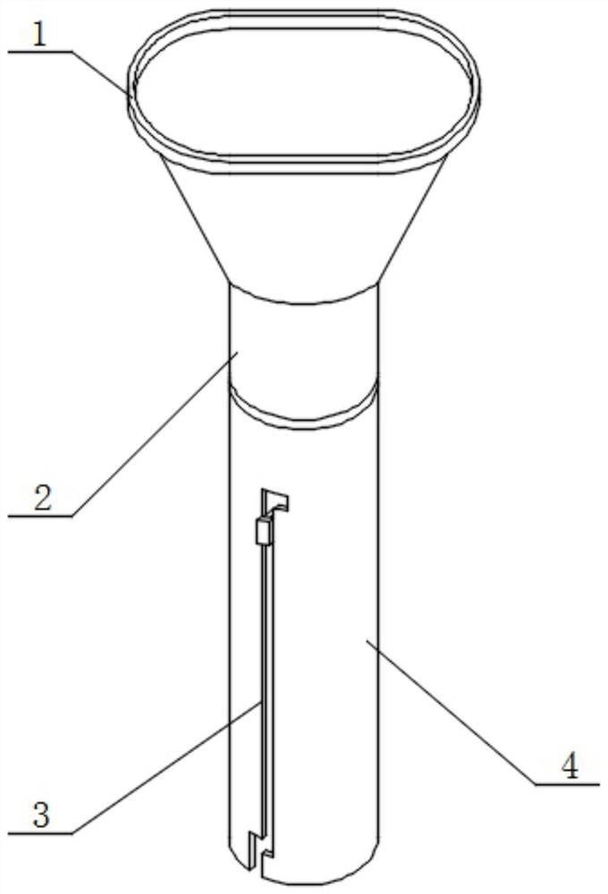 Non-contact body fluid collection device and use method thereof