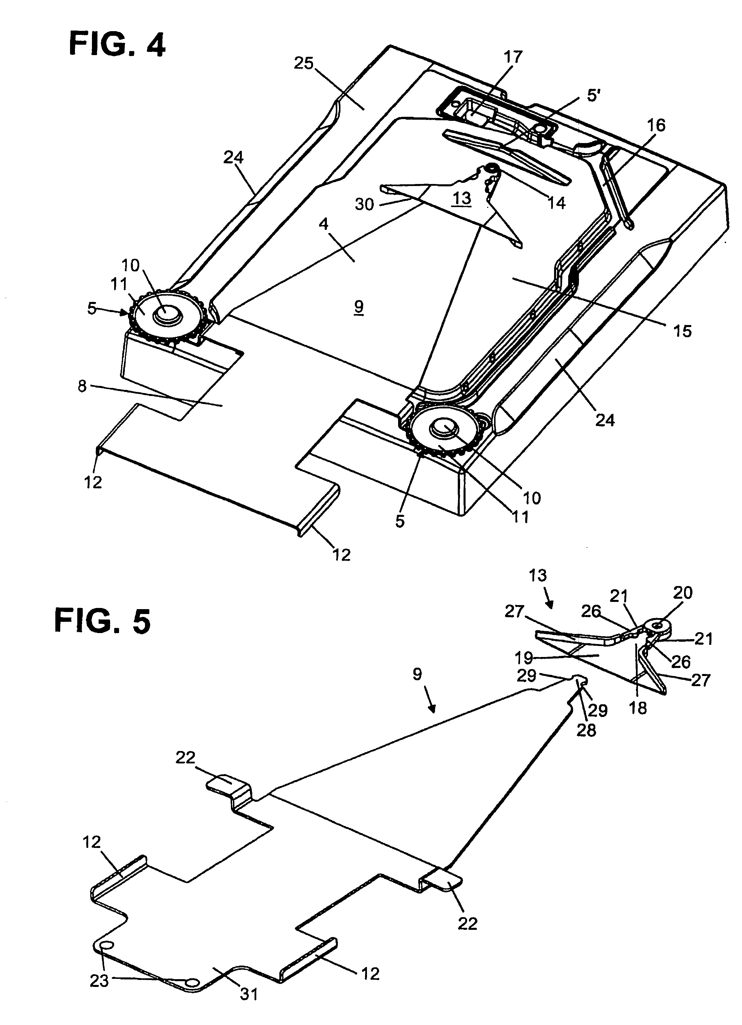 Scale having a display and operating unit