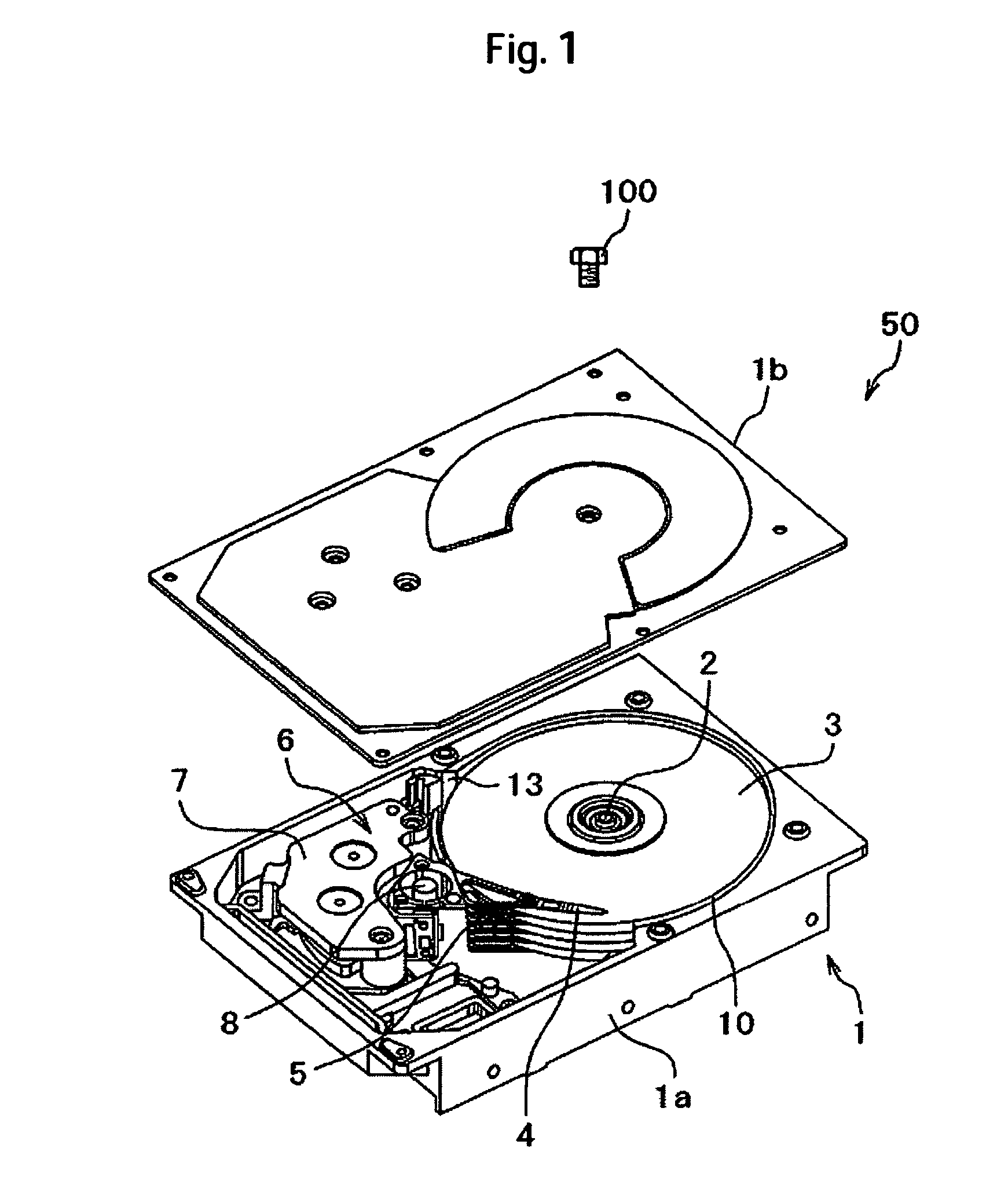 Magnetic disk device with improved shielding