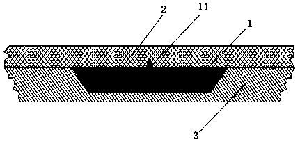 Manufacturing method for vacuum port of composite material mould