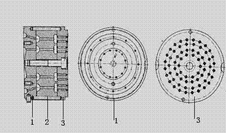 Single-spinneret-plate binary skin-core-type composite-spinning multiple-different-yarn production process