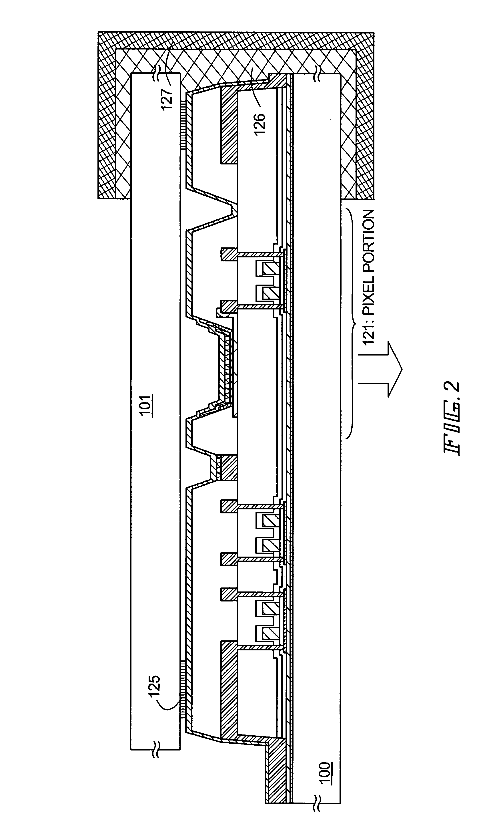 Display device with sealing structure for protecting organic light emitting element