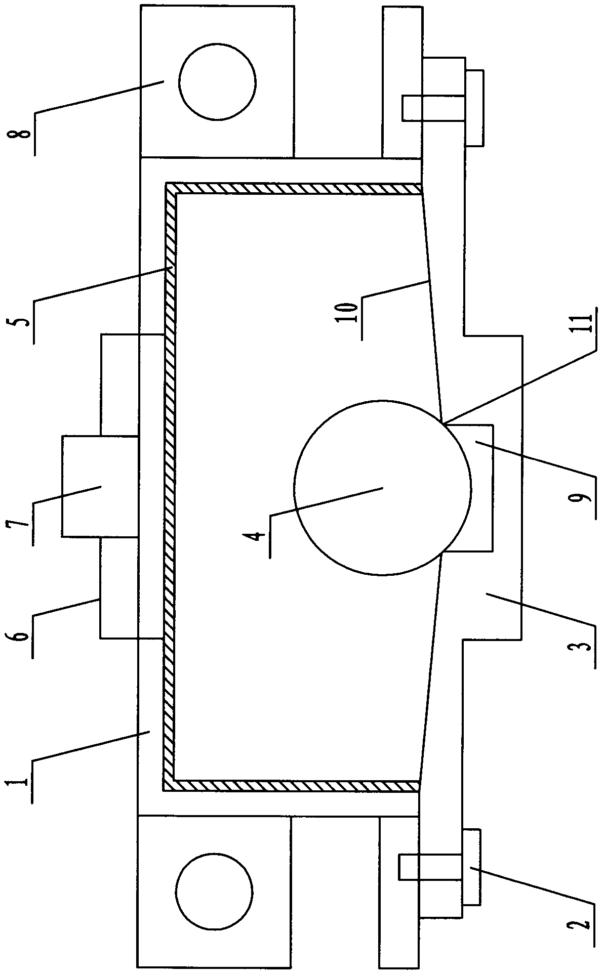 Gravity sensing tilt power-disconnection switch