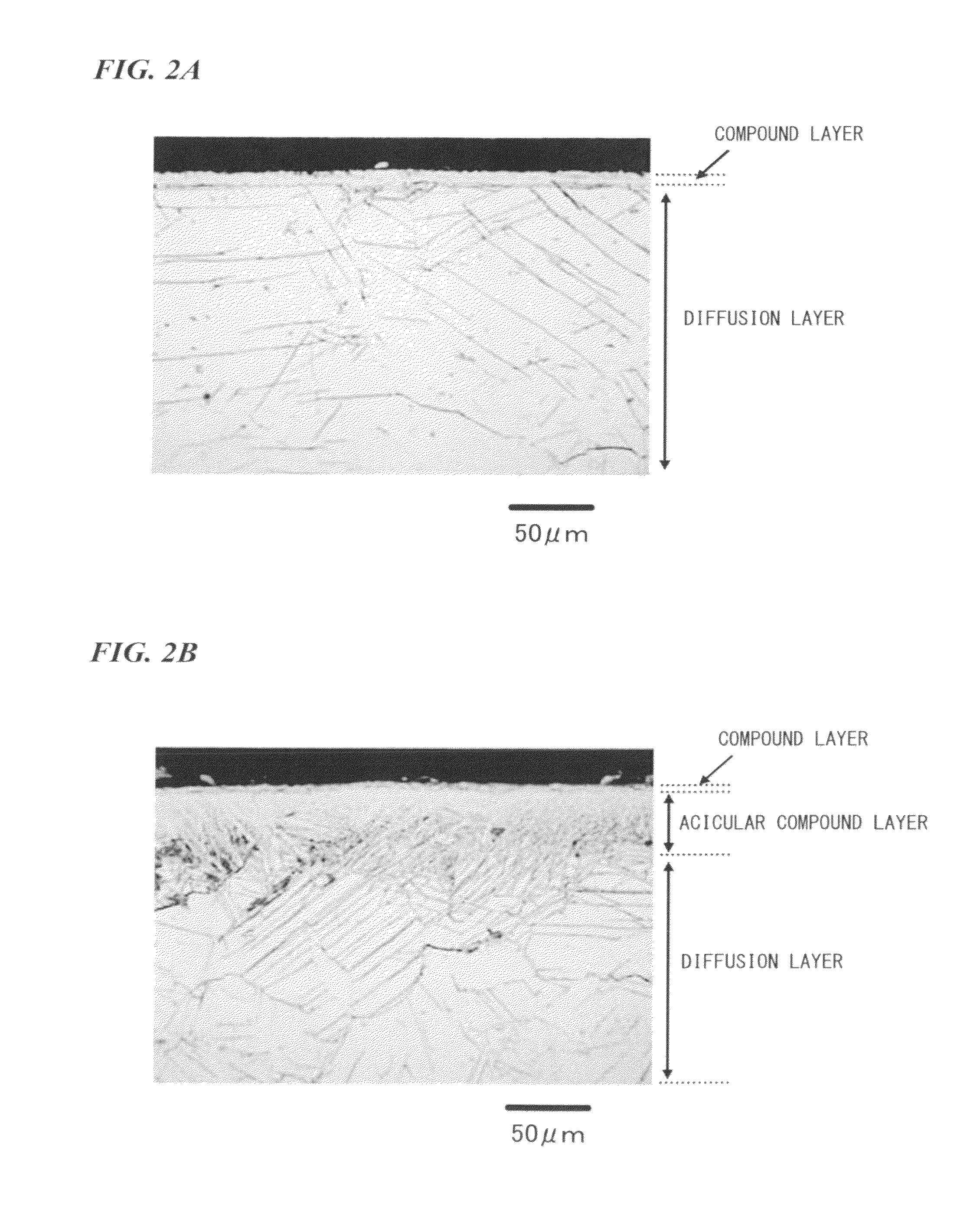Steel for nitrocarburizing, nitrocarburized steel part, and producing method of nitrocarburized steel part