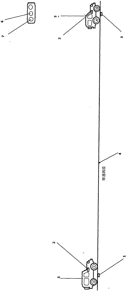 Road vehicle speed-limiting device