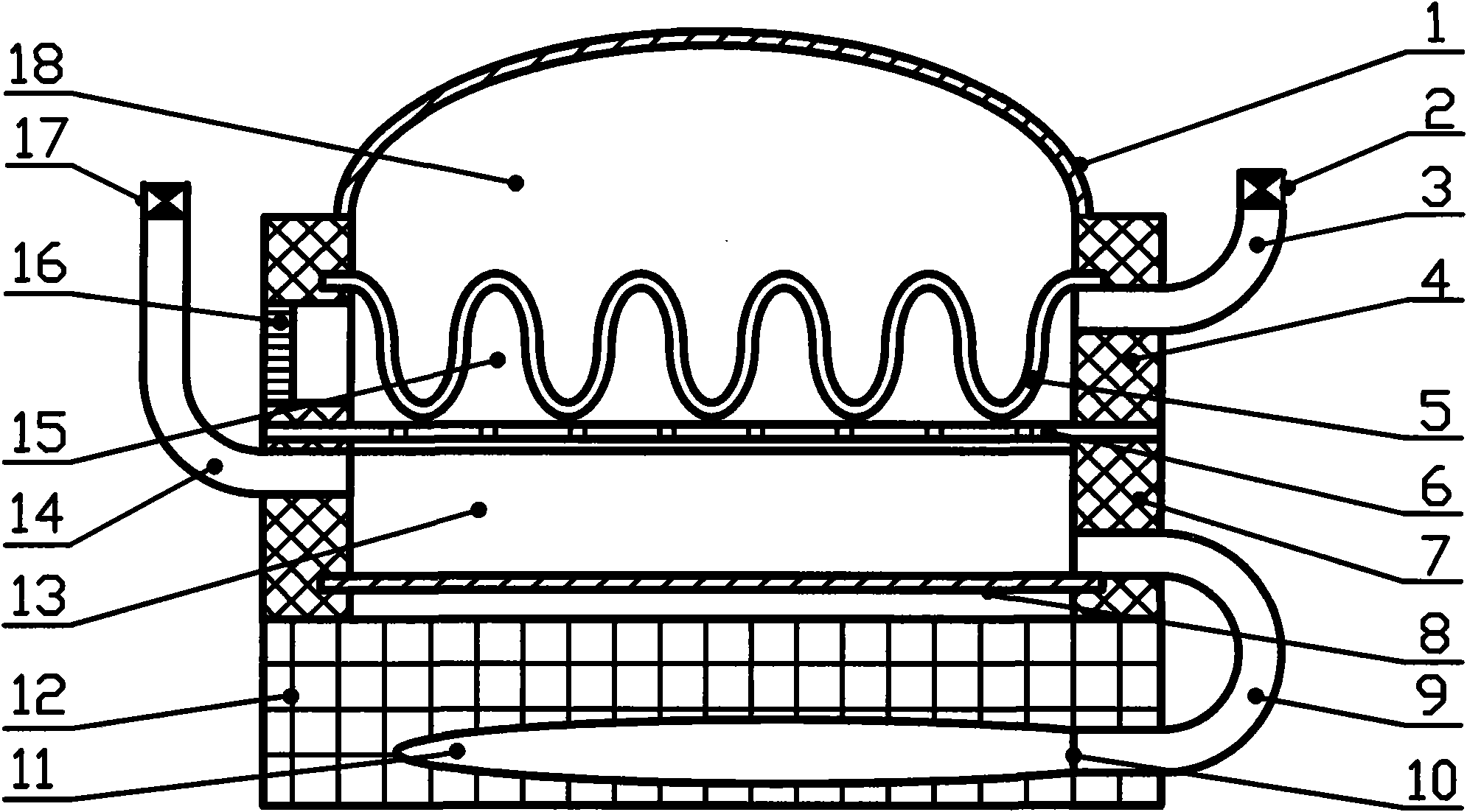 Automatic solar film distillation seawater desalting device