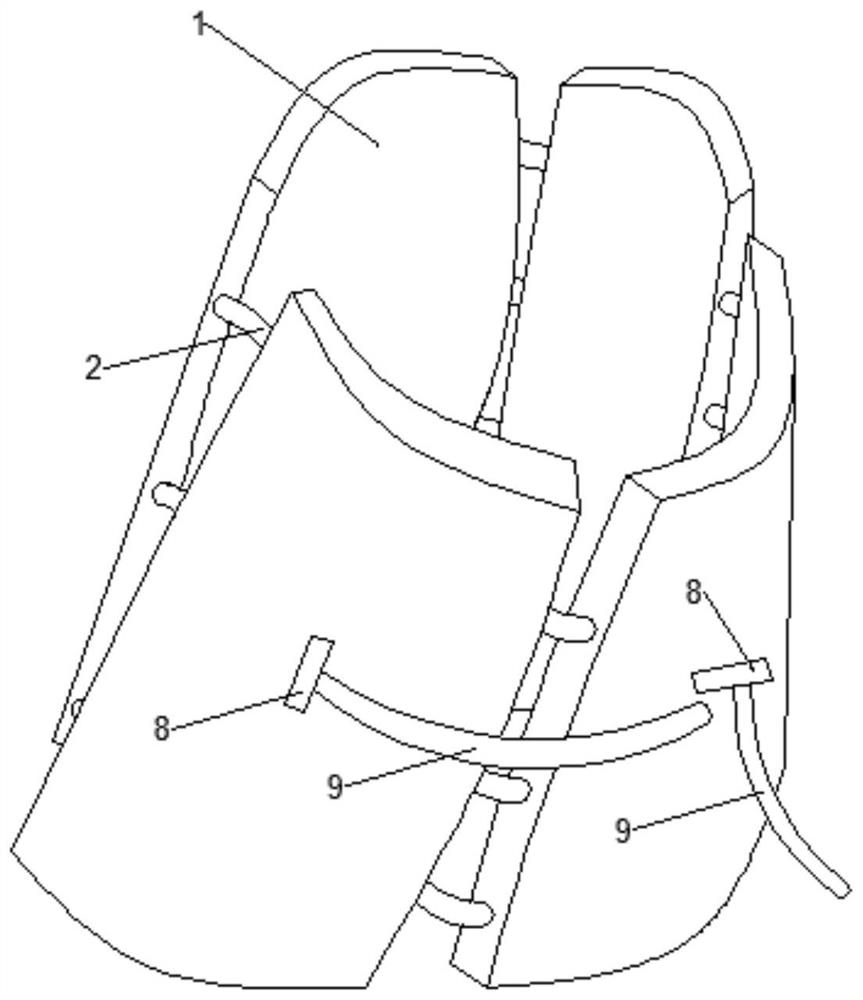 A kind of multifunctional limb splint used in traditional Chinese medicine orthopedics