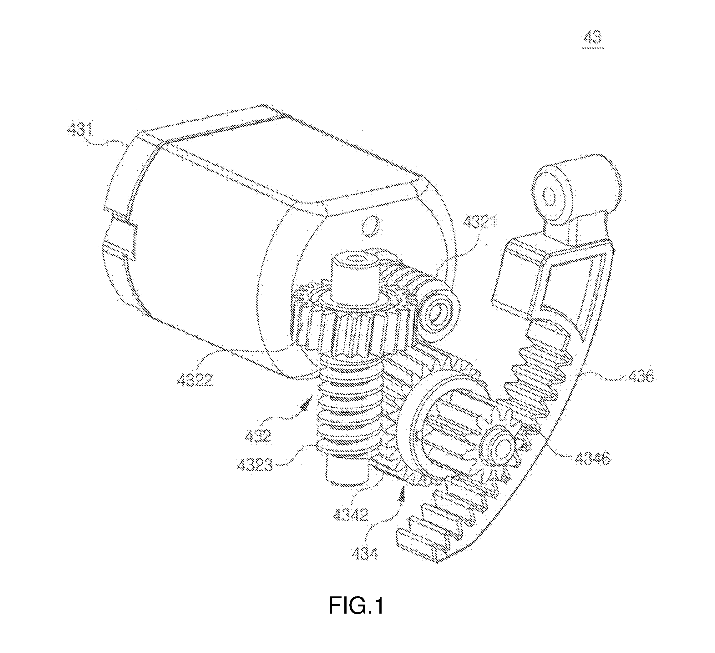 Actuator mechanism for an adjustment device of a wing mirror and clutch assembly thereof