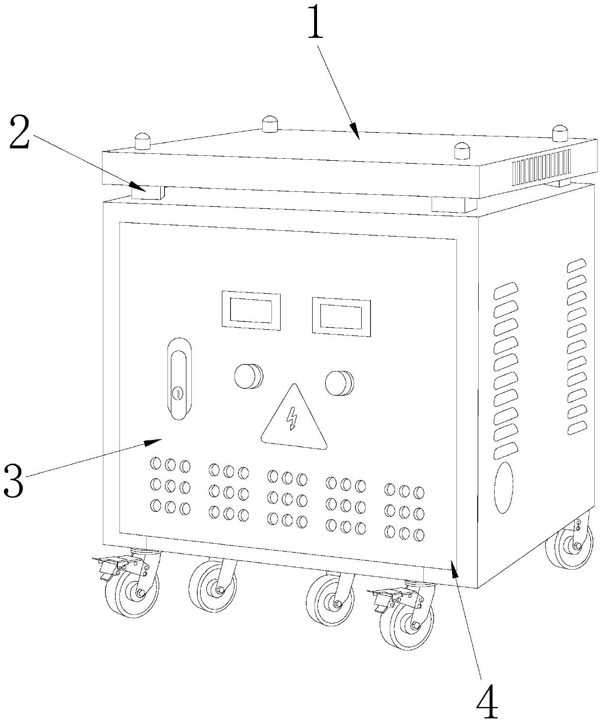 Three-phase dry-type isolation transformer