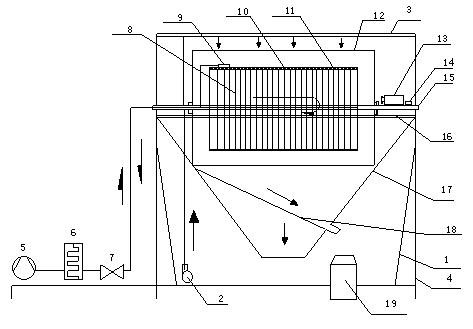 Method for desalting and purifying sewage through refrigeration and centrifugation and device thereof