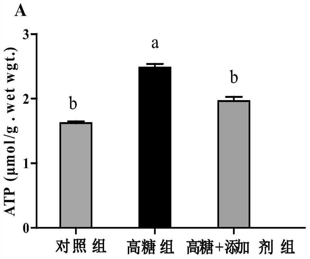 A kind of aquatic sugar metabolism regulating composition and its preparation method and application